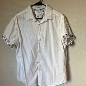 Denim & Flower short sleeve button down size xl